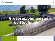 Tablet Screenshot of destoofpolder.nl